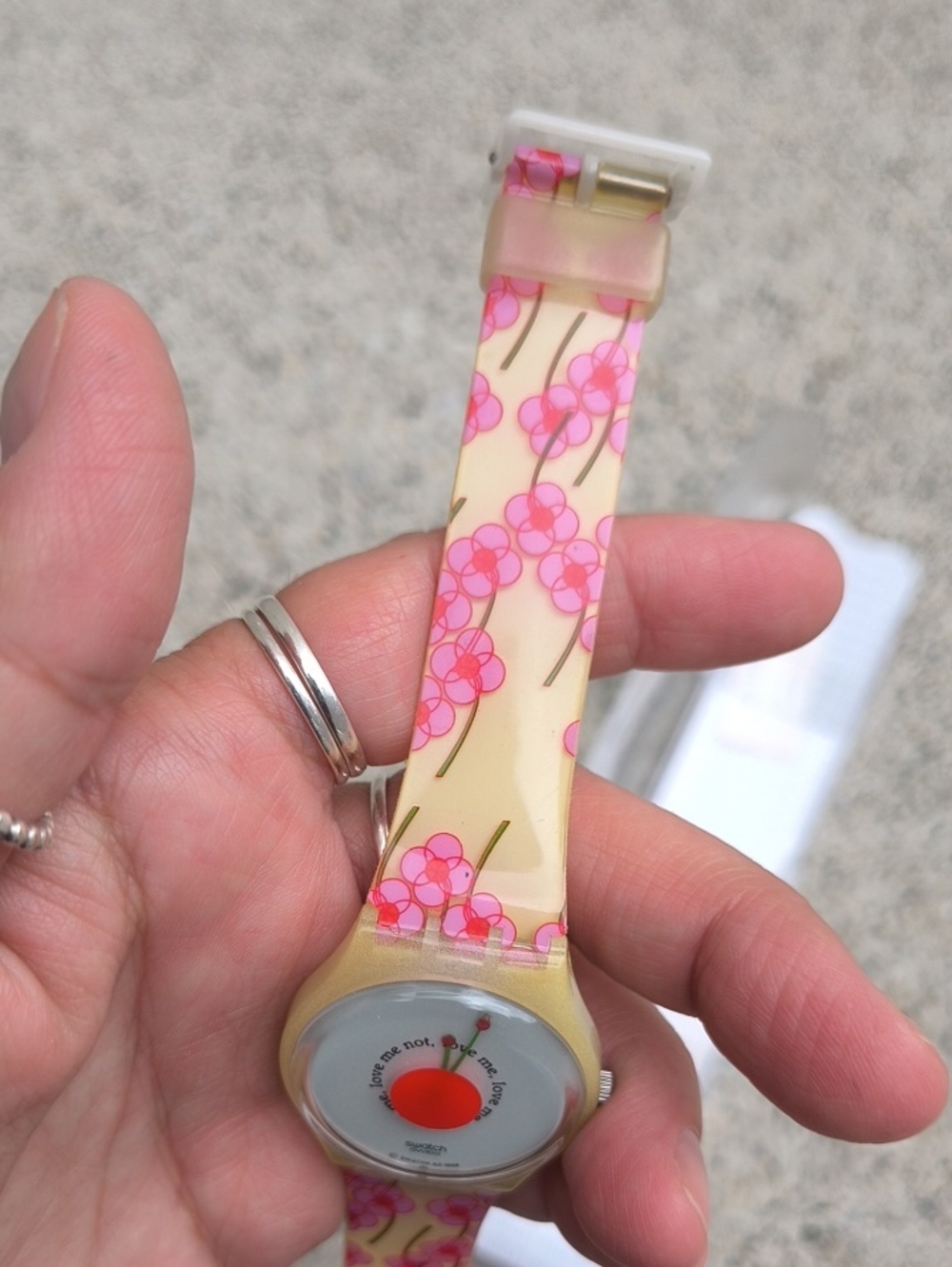 1998 Swatch Originals || Papaveri || Love Me || GW120 - Picture 8 of 14